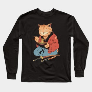 Cat Ramen Long Sleeve T-Shirt